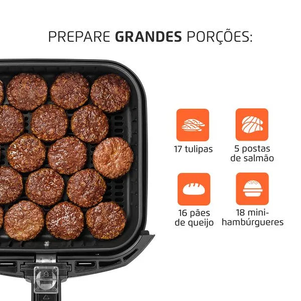 Fritadeira Sem Óleo Air Fryer 5L Mondial – Mais Capacidade, Praticidade e Refeições Mais Saudáveis