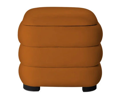 Puff Baú Bouclé Valle Natural Premium