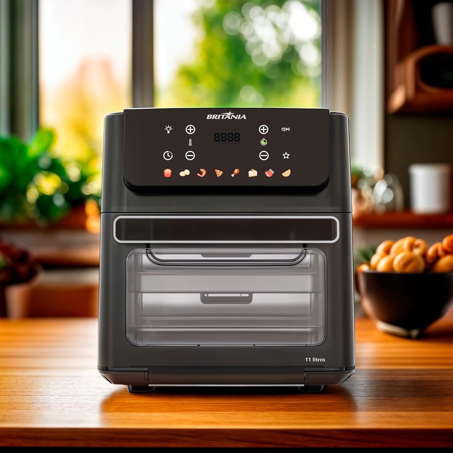 Air Fryer Oven Britânia 11L 8 Funções 1800W BAF11A – Mais Capacidade, Praticidade e Menos Óleo