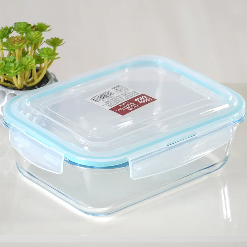 Kit 10 Pote de Vidro com Tampa Hermética 640ml